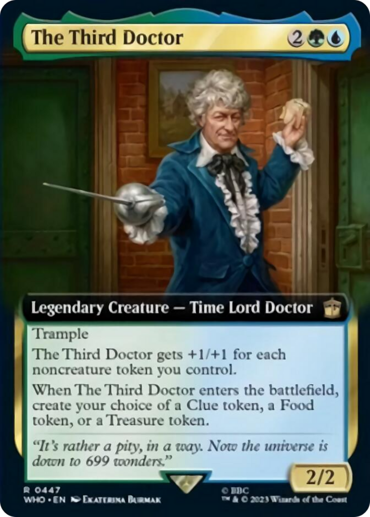 The Third Doctor (Extended Art) [Doctor Who] Foil