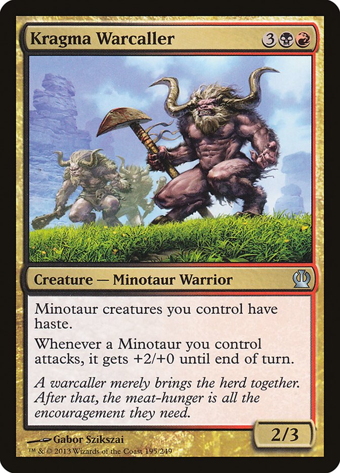 Kragma Warcaller [Theros] Foil