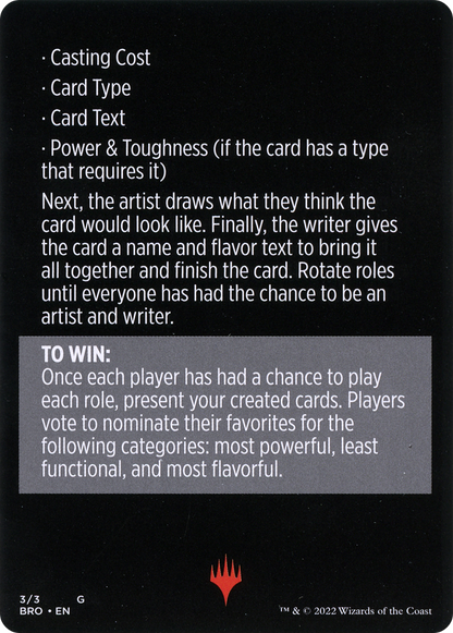 Look at Us, We're R&D // Look at Us, We're R&D (cont'd)  [The Brothers' War Minigames] Foil