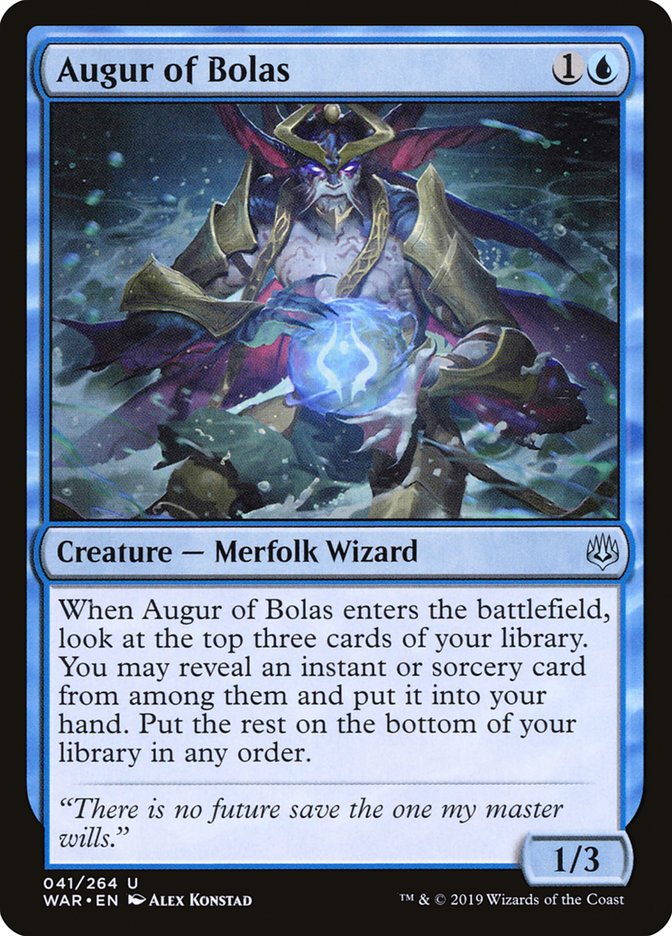 Augur of Bolas [War of the Spark] Foil