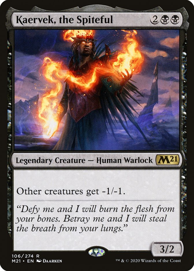 Kaervek, the Spiteful [Core Set 2021] Foil