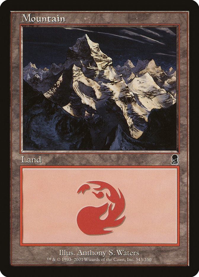 Mountain (343) [Odyssey] Foil