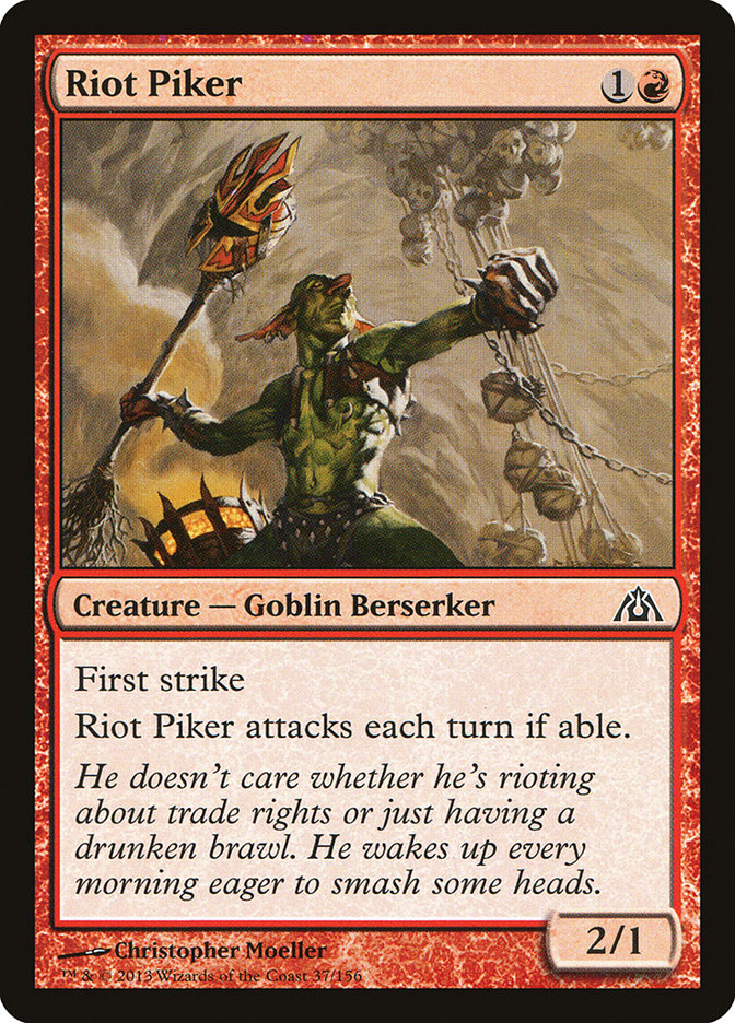 Riot Piker [Dragon's Maze] Foil