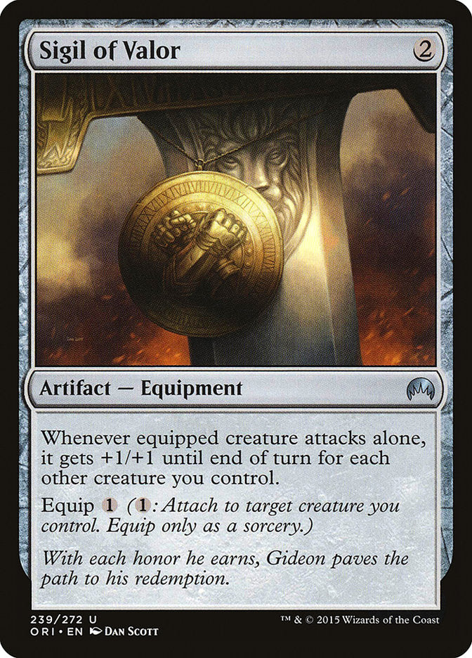 Sigil of Valor [Magic Origins] Foil
