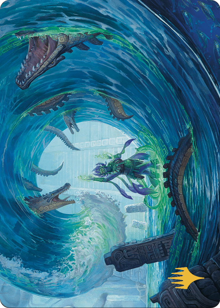 Wave Goodbye // Wave Goodbye  [The Lost Caverns of Ixalan Art Series] (Borderless)
