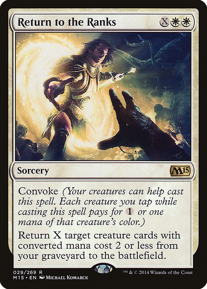 Return to the Ranks [Magic 2015] Foil