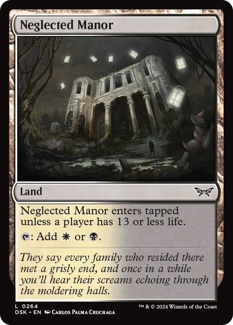 Neglected Manor [Duskmourn: House of Horror] Foil