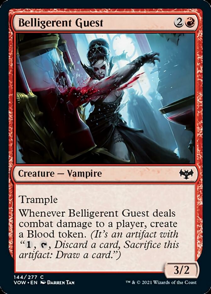Belligerent Guest [Innistrad: Crimson Vow] Foil