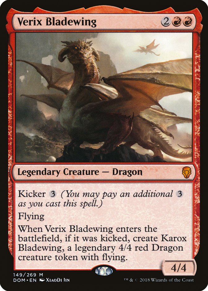 Verix Bladewing [Dominaria] Foil