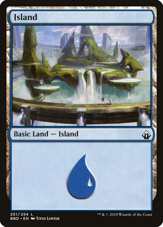 Island (251) [Battlebond] Foil