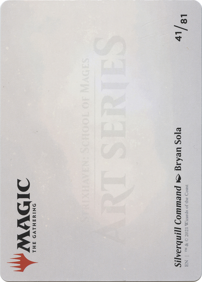 Silverquill Command // Silverquill Command  [Strixhaven Art Series] (Borderless) Foil
