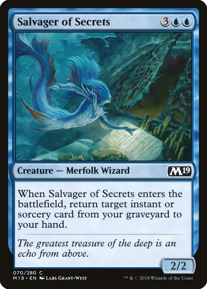 Salvager of Secrets [Core Set 2019] Foil