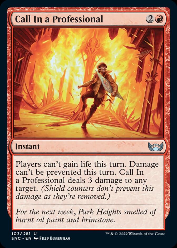 Call In a Professional [Streets of New Capenna] Foil