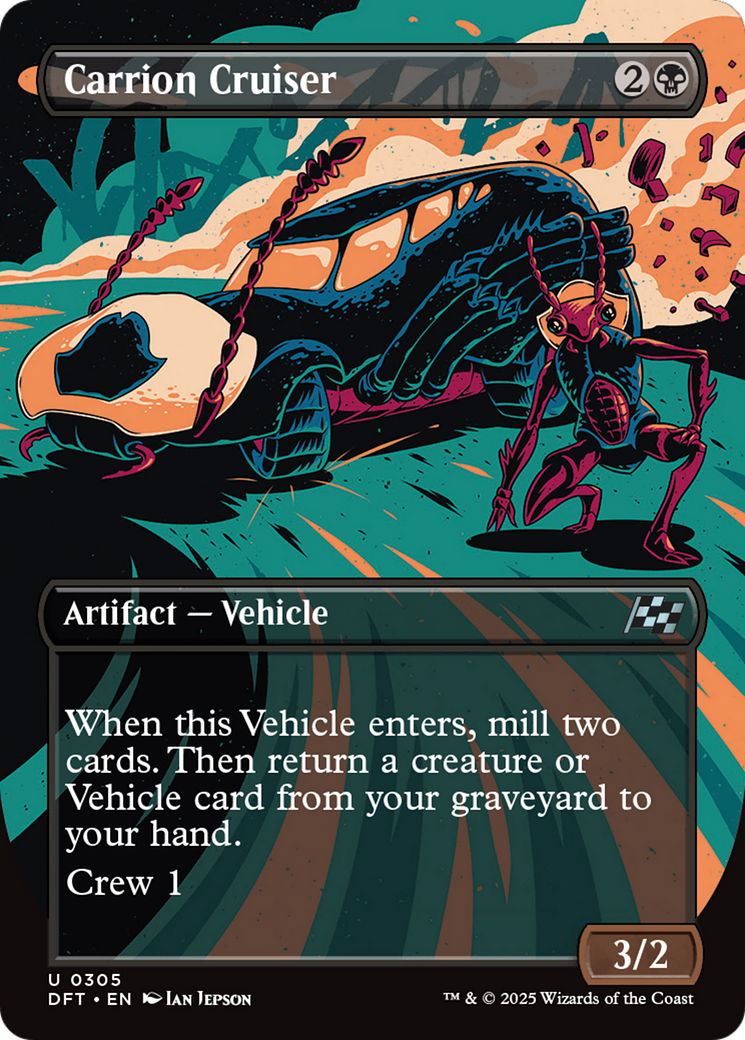 Carrion Cruiser (Borderless) [Aetherdrift] Foil