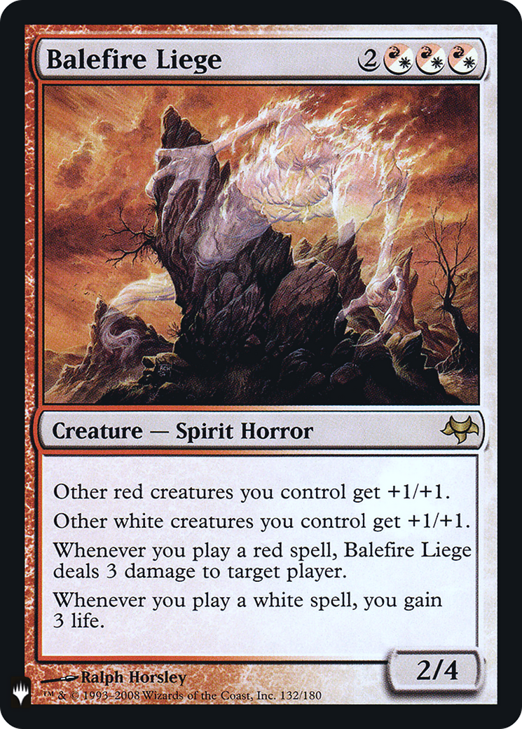 Balefire Liege  [The List] Foil