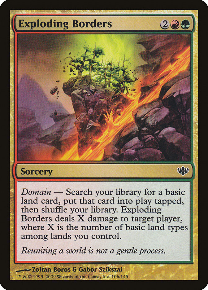 Exploding Borders [Conflux] Foil