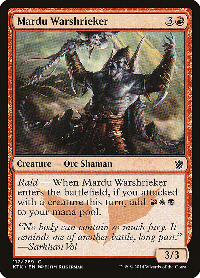 Mardu Warshrieker [Khans of Tarkir] Foil