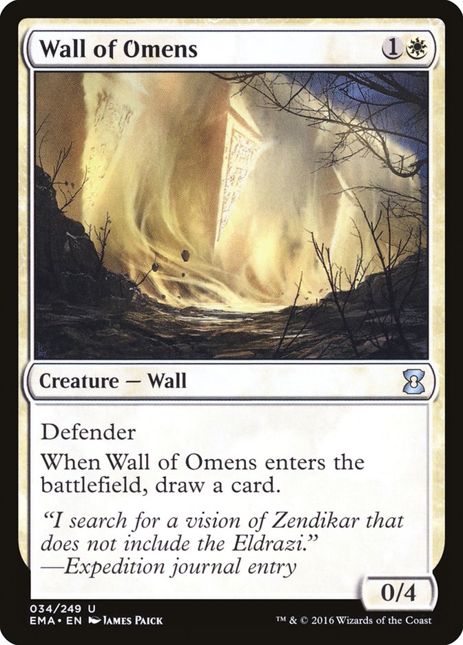 Wall of Omens [Eternal Masters] Foil