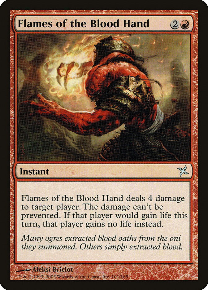 Flames of the Blood Hand [Betrayers of Kamigawa] Foil