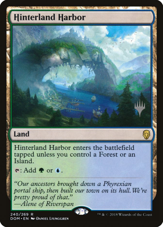 Hinterland Harbor (Promo Pack) [Dominaria Promos] Foil