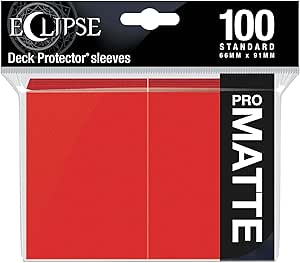 Ultra Pro: Eclipse Matte Standard Sleeves 100 pack Apple Red