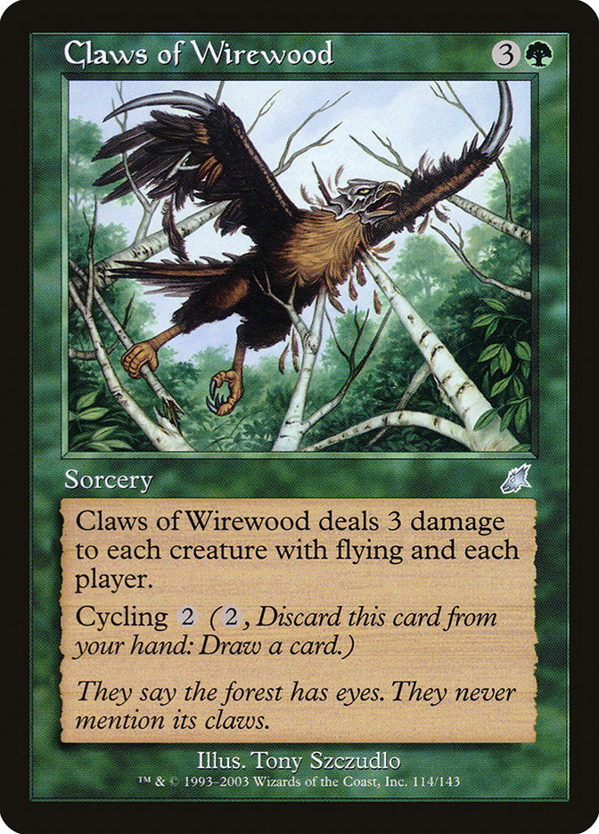 Claws of Wirewood [Scourge] Foil