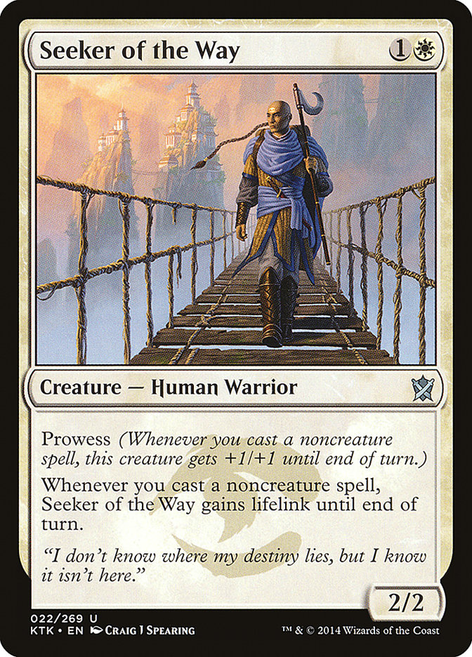 Seeker of the Way [Khans of Tarkir] Foil