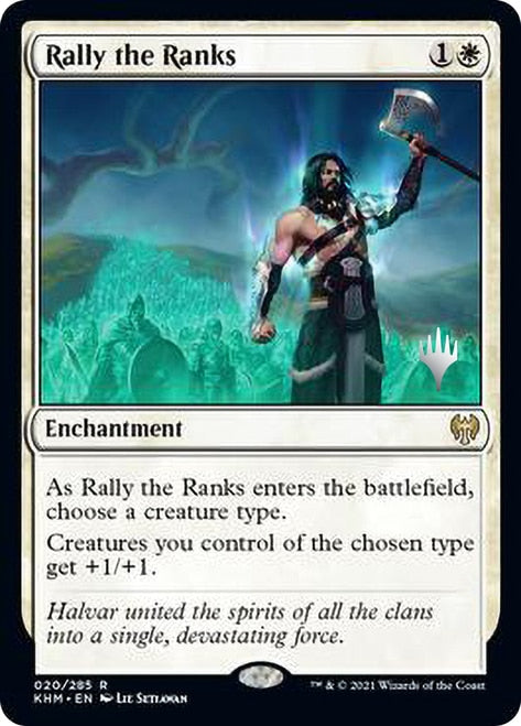Rally the Ranks (Promo Pack) [Kaldheim Promos] Foil