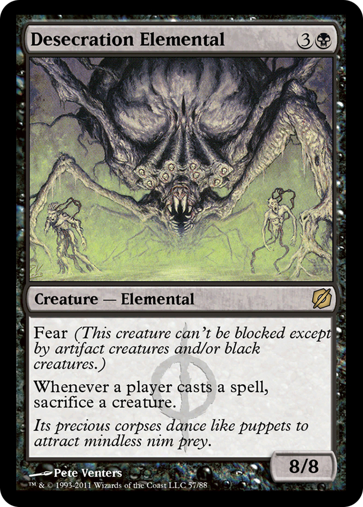 Desecration Elemental  [Duel Decks: Mirrodin Pure vs. New Phyrexia]