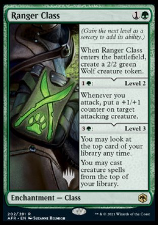 Ranger Class (Promo Pack) [Dungeons & Dragons: Adventures in the Forgotten Realms Promos] Foil