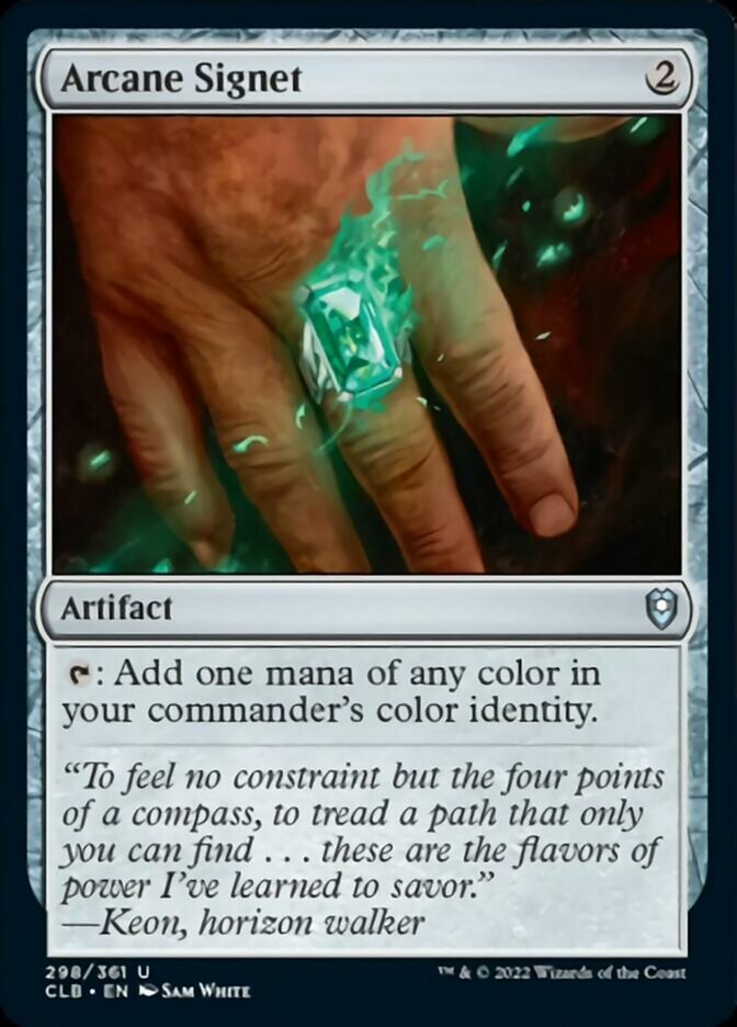Arcane Signet [Commander Legends: Battle for Baldur's Gate] Foil