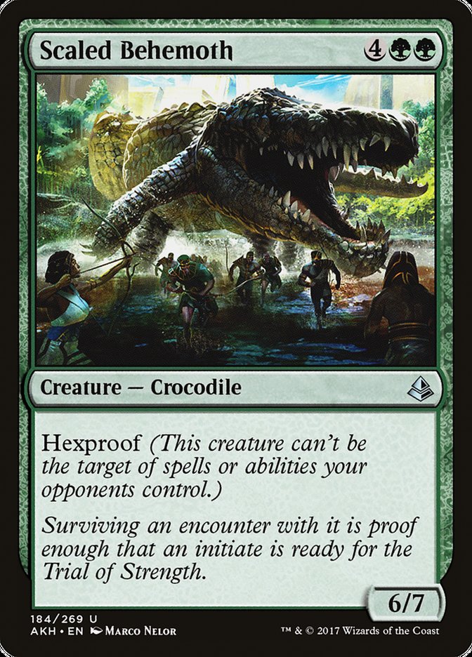 Scaled Behemoth [Amonkhet] Foil