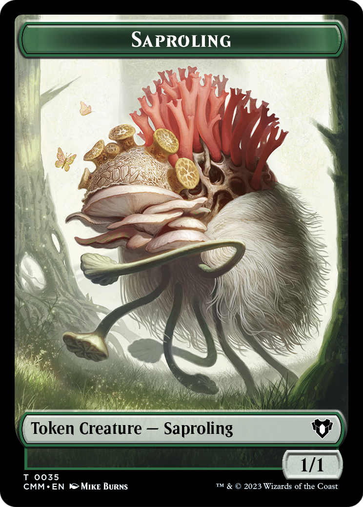 Saproling  [Commander Masters Tokens]