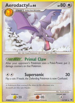 Aerodactyl (15/100) [Diamond & Pearl: Majestic Dawn] Reverse Holofoil