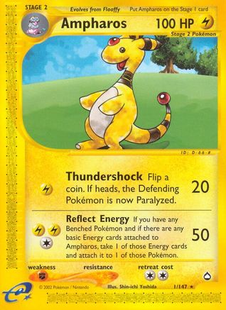 Ampharos (1/147) [Aquapolis] Reverse Holofoil
