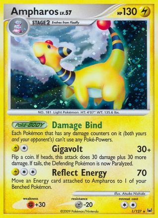 Ampharos (1/127) [Platinum: Base Set] Reverse Holofoil