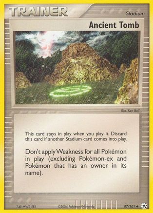 Ancient Tomb (87/101) [EX: Hidden Legends] Reverse Holofoil