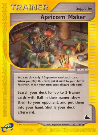 Apricorn Maker (121/144) [Skyridge] Reverse Holofoil