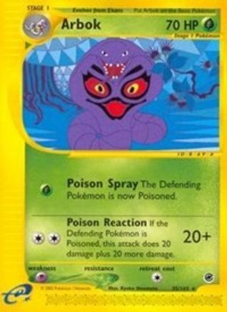 Arbok (35/165) [Expedition: Base Set] Reverse Holofoil