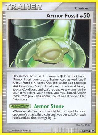 Armor Fossil (119/127) [Platinum: Base Set] Reverse Holofoil