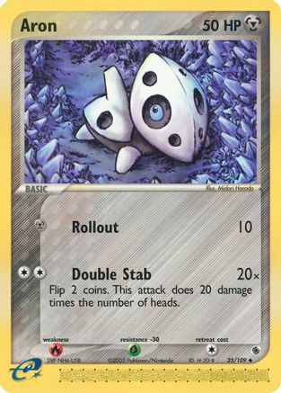 Aron (25/109) [EX: Ruby & Sapphire] Reverse Holofoil