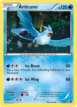 Articuno (27/99) [Black & White: Next Destinies] Reverse Holofoil