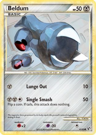 Beldum (43/90) [HeartGold & SoulSilver: Undaunted] Reverse Holofoil