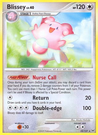 Blissey (22/127) [Platinum: Base Set] Reverse Holofoil