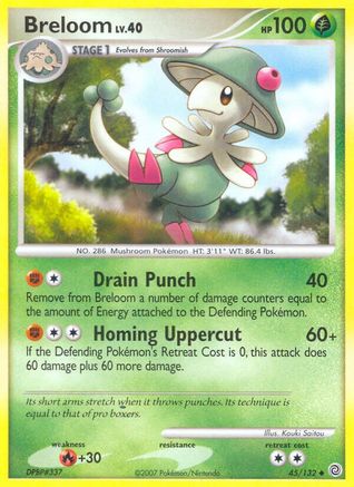 Breloom (45/132) [Diamond & Pearl: Secret Wonders] Reverse Holofoil