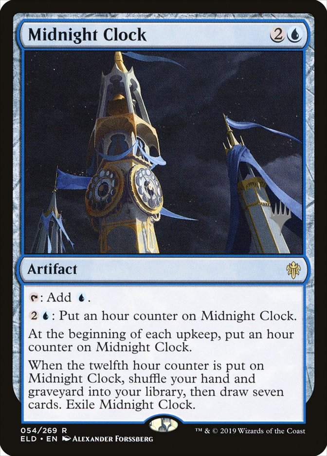 Midnight Clock (Promo Pack) [Throne of Eldraine Promos] Foil