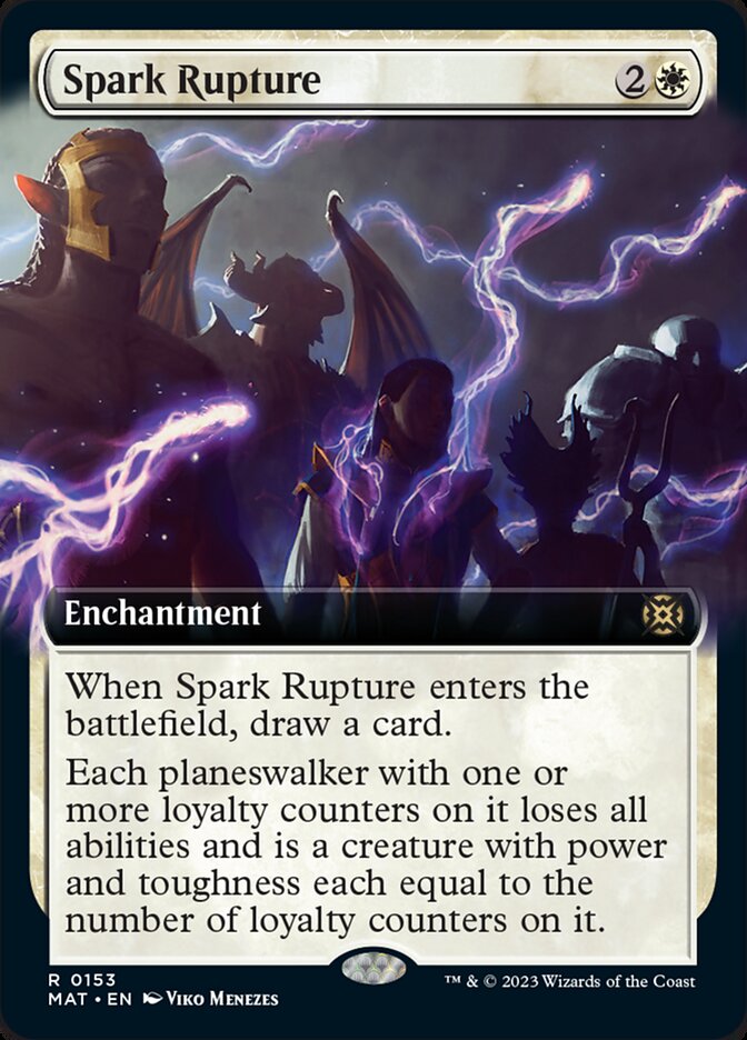 Spark Rupture (Extended Art) [March of the Machine: The Aftermath] Foil