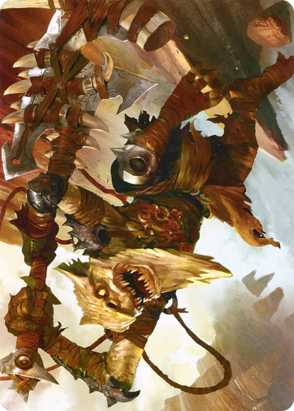 Teeterpeak Ambusher // Teeterpeak Ambusher  [Zendikar Rising Art Series] (Borderless)
