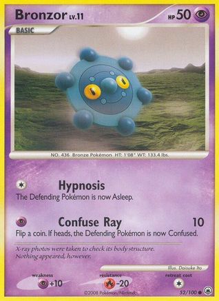 Bronzor (52/100) [Diamond & Pearl: Majestic Dawn] Reverse Holofoil
