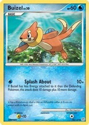 Buizel (72/130) [Diamond & Pearl: Base Set] Reverse Holofoil